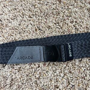 Arcade Men's Black Woven Belt